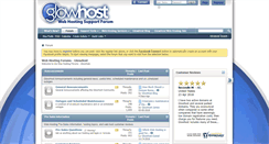 Desktop Screenshot of forums.glowhost.com