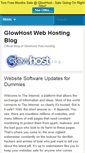 Mobile Screenshot of blog.glowhost.com